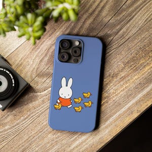 Miffy Walking Ducks Phone Case | Cute Bunny iPhone Cover | Kawaii Animal Design