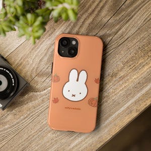 Miffy Autumn Phone Case Cute Bunny Fall Pumpkins, Leaves iPhone, Samsung