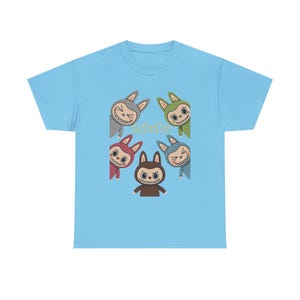 Cute Labubu T-Shirt | Kawaii Cartoon Character Tee | Unisex Graphic Shirt