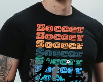 Camiseta de fútbol retro: camiseta unisex para aficionados al deporte