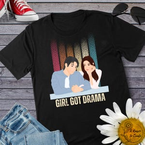 Funny Korean Drama T-Shirt gift ideas for kdrama lovers that love Korean fashion and k-drama merch for birthdays