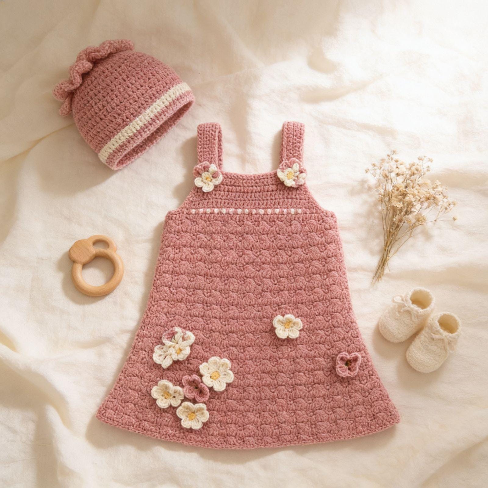 Girl Crochet Baby Dress Pattern