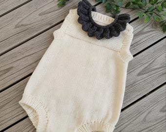 Gehaakte babyromper pdf - gehaakte babyromper, babyoverall, unisex romper, babyoutfit