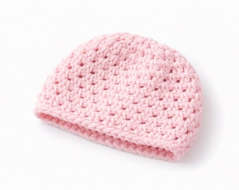 Baby First Cluster Crochet Hat PDF, Soft Baby Beanie Pattern, Beginner Friendly, Baby Crochet Hat, Infant Toddler Beanie, Instant Download