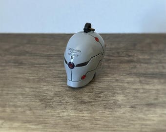 Decoratieve miniatuurfiguur van een grijze vos