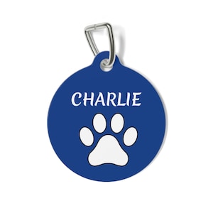 Placa de identificación personalizada para mascotas: placa de identificación personalizada para perros y gatos, placa de identificación grabada, placa de identificación para perros, placa con nombre para gatos.