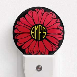 Night Light | Bluegrass | BMFS | Red Daisy Inspired Holiday Decoration