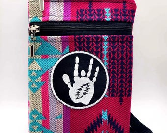 Op Jerry Deadhead Jam Band geïnspireerde crossbody-tas