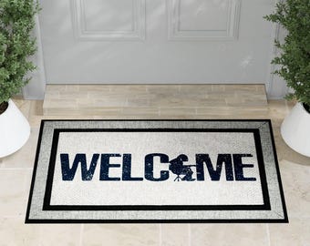 Welcome Mat | Music Inspired Door Mat for both Indoor & Outdoor Use | Mikey