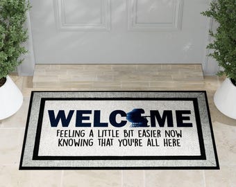 Mikey Welcome Mat | Brighten your entryway and make coming home a delight!