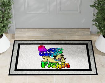 Welcome Mat | Bears Gone Fishing Door Mat