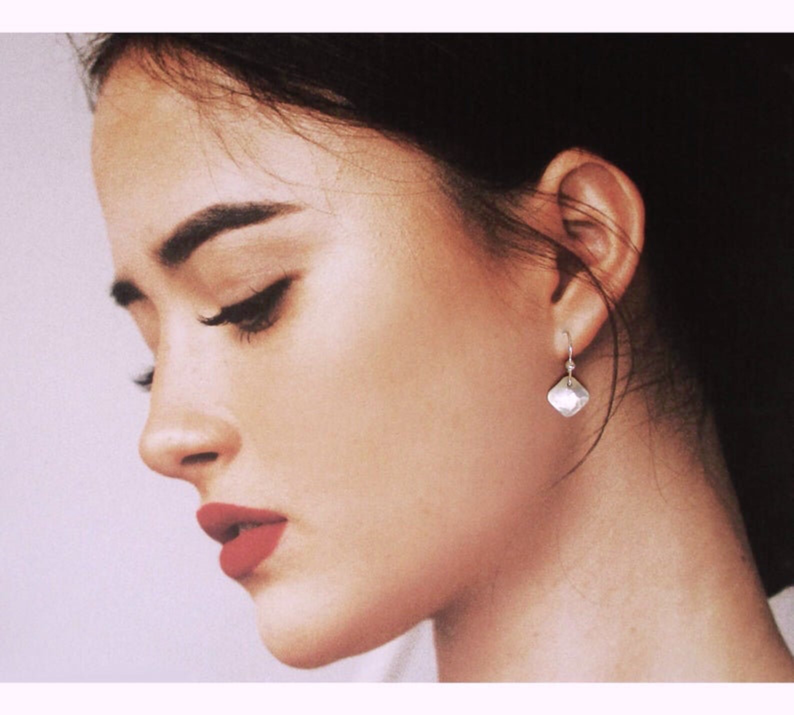 Square Earring Small - Single
