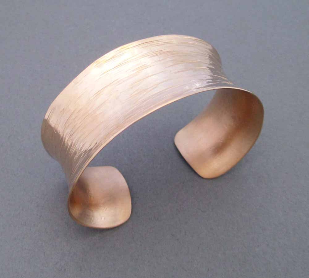Bronze Anniversary Gift for Wife Bronze Cuff Bracelet Slim | Etsy