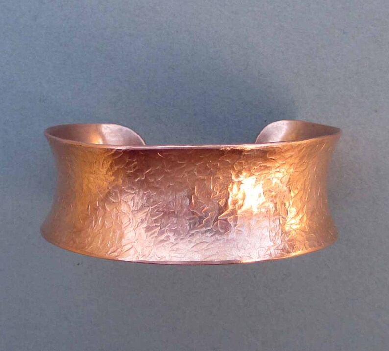 7th Anniversary Gift for Wife Hammered Copper Cuff ...