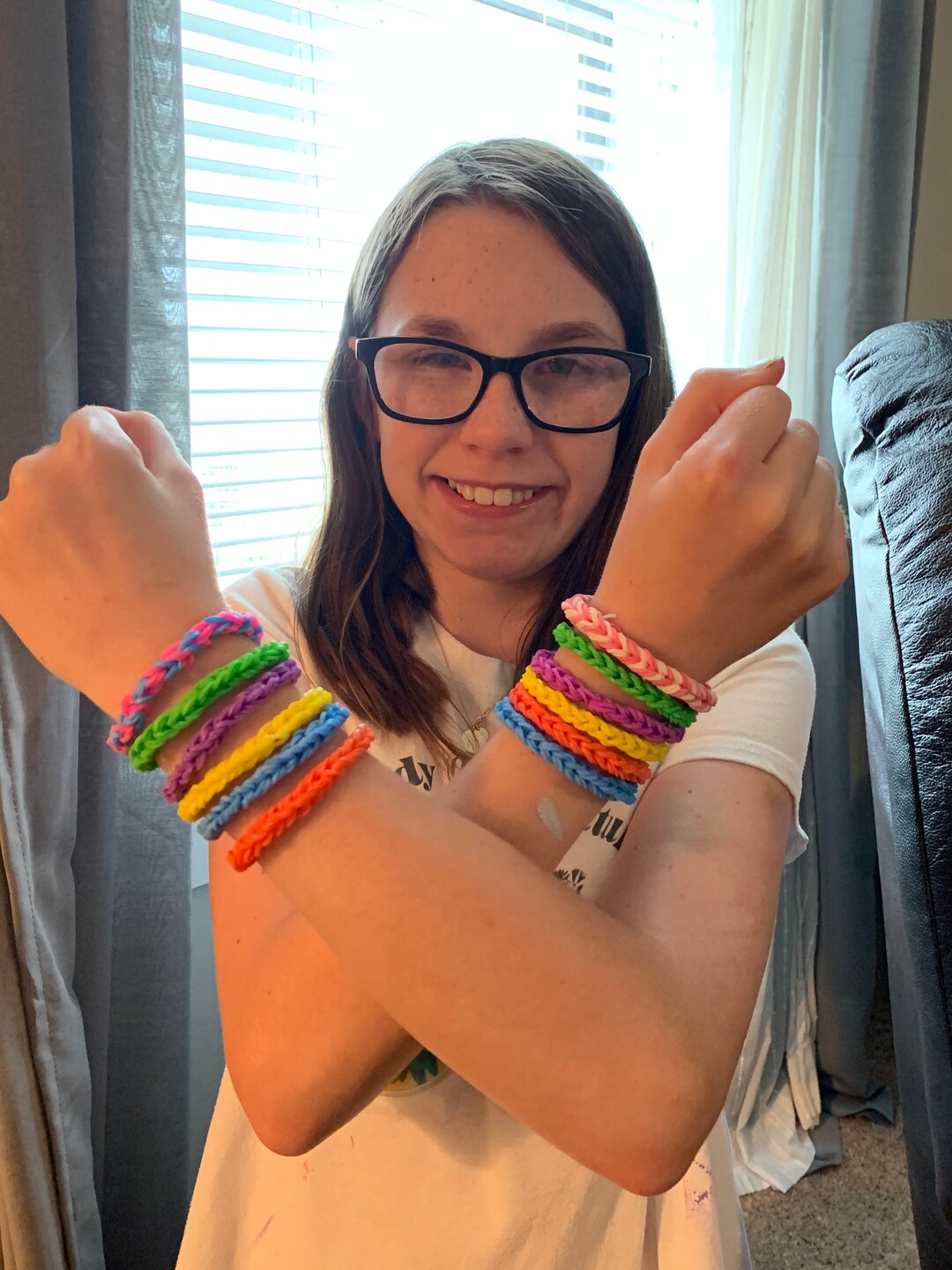 Rubber Band and Beaded Loom Bracelets Etsy