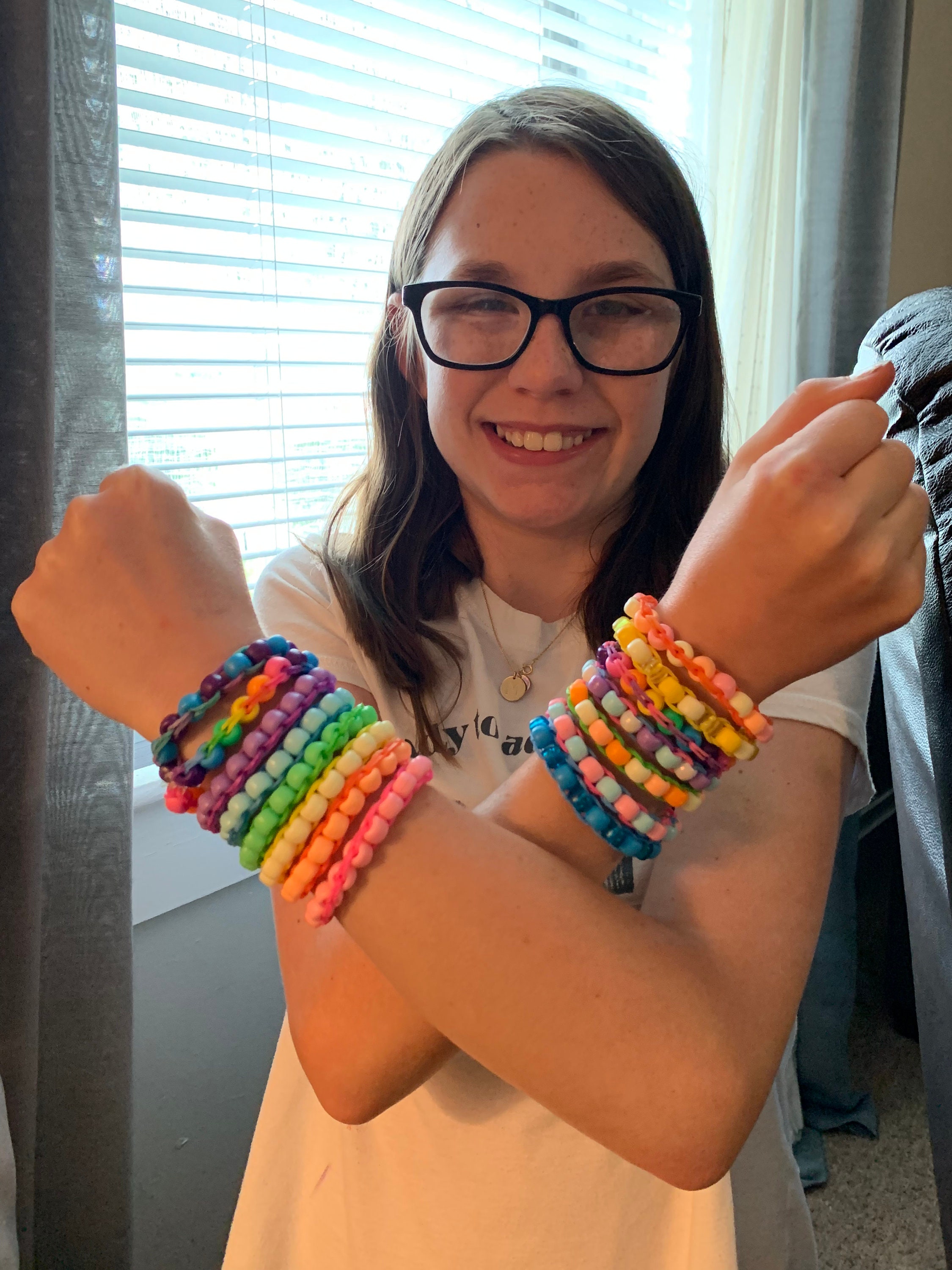 Bead and deals rubber band bracelets