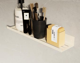 Modern Metal Floating Bathroom Shelf: Minimalist Wall Organizer