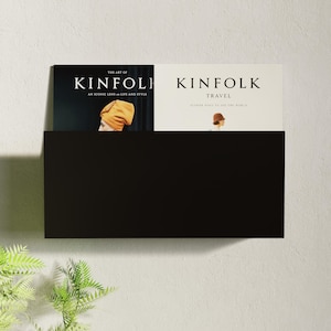 Metal Wall Magazine Holder: Sharp Edge Book Display Pocket, Wall Mounted Reading Rack for Living Room