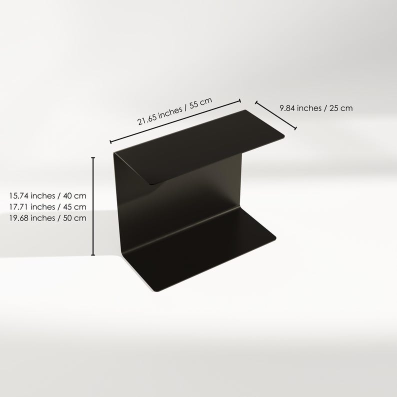 c shaped side table, sofa side table, metal end table, metal side table, c shaped end table, couch side table, living room table, compact side table, accent table, c table with storage, narrow side table, armrest side table, small side table,