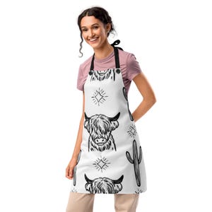 Highland Cow ~ Apron
