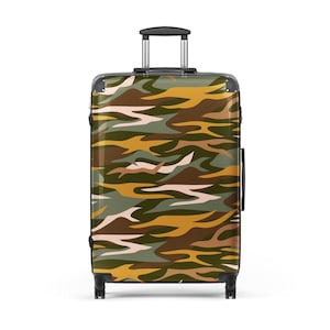 Camouflage Luggage W/ Spinner Wheels, Camo Suitcase Set