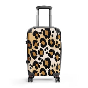 Cheetah Print ~ Hard-shell suitcase