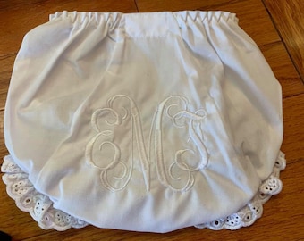 Monogrammed Baby Bloomers