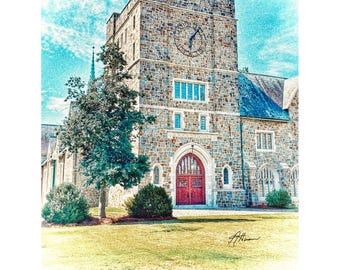 Tarjetas de notas de los edificios Ford en Berry College - Rome, GA n.° 1