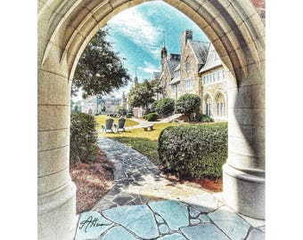 Tarjetas de notas de los edificios Ford en Berry College - Rome, GA n.° 2