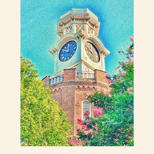 Juego de tarjetas con notas del reloj de la ciudad de Rome, GA