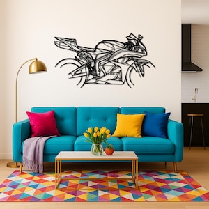 CB*R 600RR 2009 Silhouette Metal Wall Art | Custom Motorcycle Metal Decor | Christmas Gifts | Motorcycle Garage Decor | Bike Rider Gift