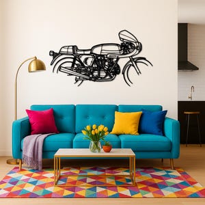 900SS 1977 Silhouette Metal Wall Art | Custom Motorcycle Metal Decor | Christmas Gifts | Motorcycle Garage Decor | Bike Rider Gift