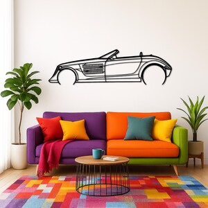 Pro*wler Detailed Silhouette Metal Wall Art | Car Guy Gift | Car Decor | Gift Lovers | Metal Car Wall Decor | Birthday Gifts