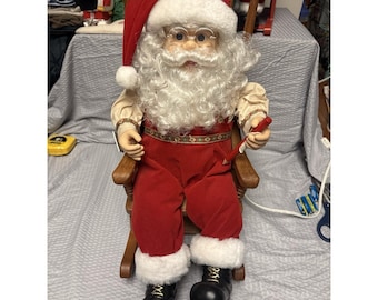 Rock and Roll Hip Swinging Santa. Sings Santa Clause is Coming to