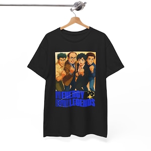 NYC energy alledaagse legendes - klassieke sitcoms/tv-shows uit de jaren 80/90, retro animeshirt, leuk cadeau voor vrienden, vrijetijdskleding, energieke sfeer