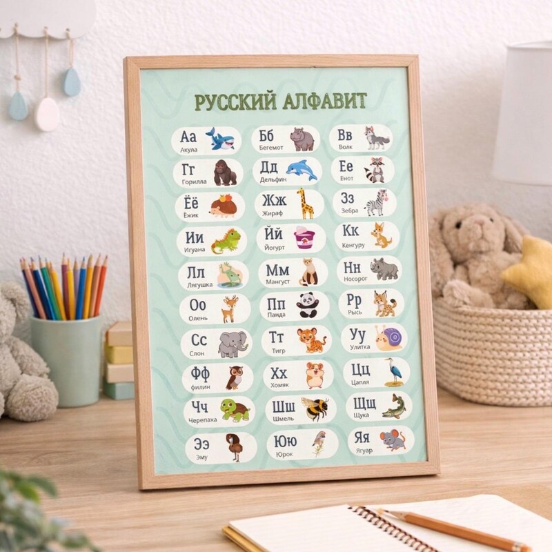 Alphabet Poster A2 - Etsy UK