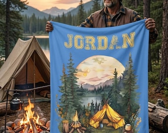 Personalized Camping Blanket