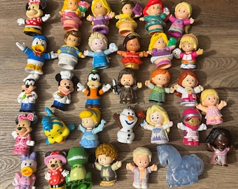 Fisher Price DISNEY iii VINTAGE Little People-Disney, Princess, Babies, Mickey, Barbies, Frozen, Castle, Horse, Collectable, Rare, Talkers