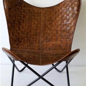 leather Butterfly Chair , Leather BKF, living room luxury, Relaxing Chair, accent chair, Outdoor chair, butaca mariposa, living room chair.