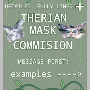 Therian mask commission!!!! MESSAGE BEFORE BUYING!!!!!!!!!!! Custom therian mask!    ,therian mask, furry mask, animal mask, cat mask.