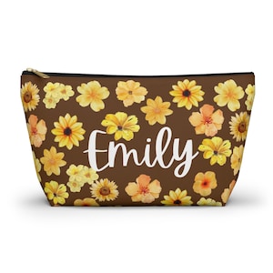 Cute pencil case, custom pencil case, pencil case, floral pencil case, back to school