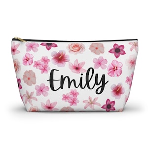 Cute pencil case, custom pencil case, pencil case, floral pencil case, back to school