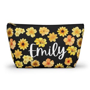 Cute pencil case, custom pencil case, pencil case, floral pencil case, back to school