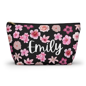 Cute pencil case, custom pencil case, pencil case, floral pencil case, back to school