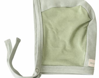 Pilotenkappe für Cochlea Implante und Hörgeräte - in Dusty Sage