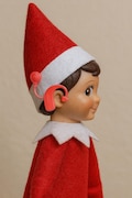 Miniature 3D Printed Cochlears, Hearing Aids, BAHA for Dolls, Elf on the Shelf Accessory