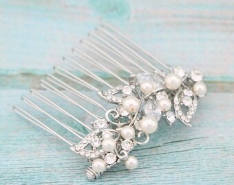 Crystal Bridal Hair comb Crystal Bridal Hair Accessories Silver Wedding Jewelry Crystal Bridal Jewelry Crystal Bridal Hair Jewelry Side comb