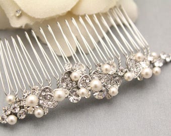 Wedding Headpiece Boho Wedding Barrette Clips Bridal Hair Comb Etsy