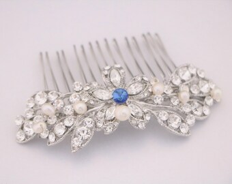 side hair comb wedding hair accessories for bun Wedding hair comb Bridal hair jewelry Wedding hair piece Wedding comb Bridal hair jewelry
