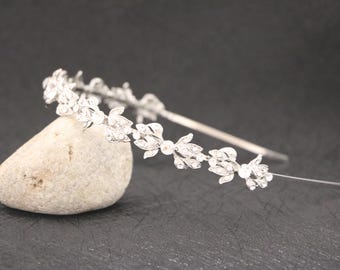Boho Wedding headband Bridal tiara Wedding hair jewelry Crystal tiara